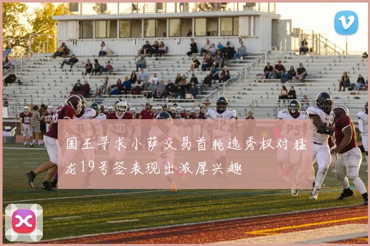 国王寻求小萨交易首轮选秀权对猛龙19号签表现出浓厚兴趣